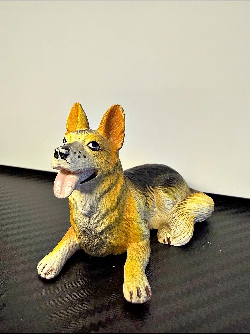 1988 NEW-RAY Shepherd Dog Novelty Collectible Rubber Toy Figurine